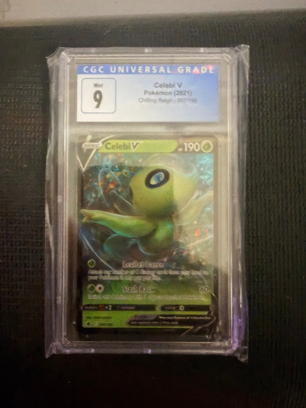 CGC MINT 9 CELEBI V-CHILLING REIGN-007/198